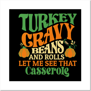 Turkey Gravy Thanksgiving Posters and Art